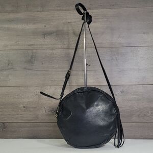 Hobo International Black Round Crossbody Bag